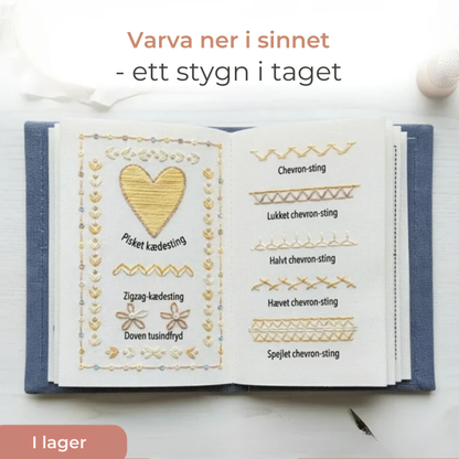 Broderibok™ – med tydliga mönster och steg-för-steg