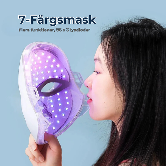 RödLjusMask™ – LED-Ansiktsmask för Hud & Lyster