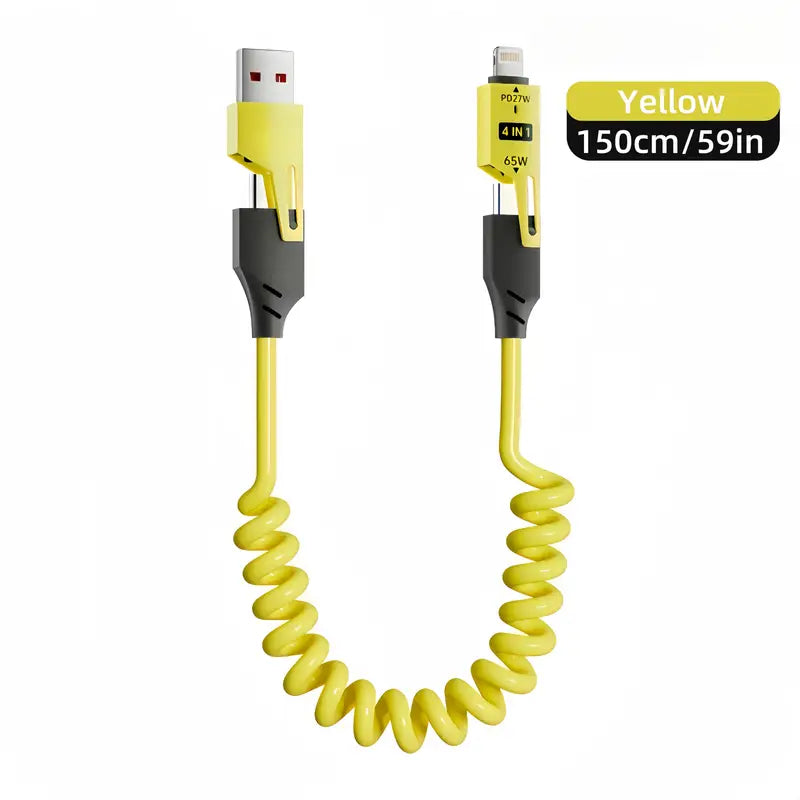 FlexiLadd™ 4-i-1 Utdragbar Laddkabel
