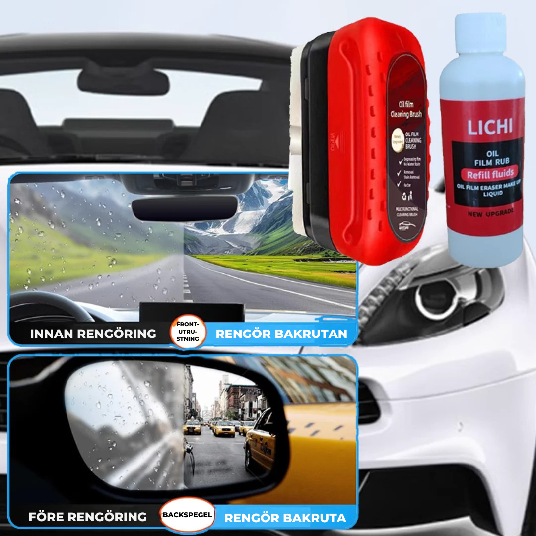 GlassShield™ – Hydrofobisk Glasbeläggning för Bilrutor