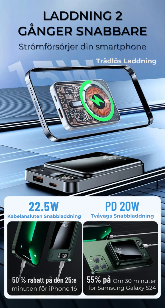 Magnetisk PowerBank