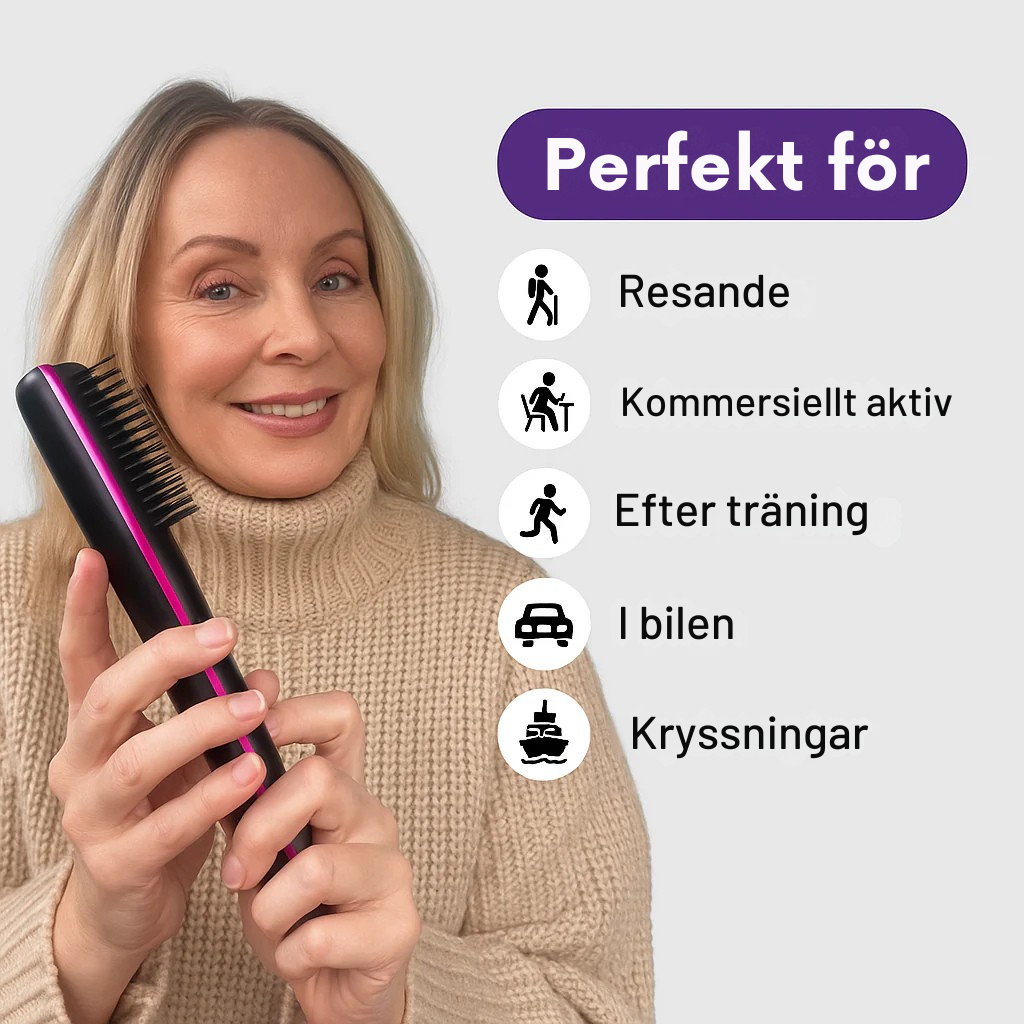 LyckaBrush™ Perfekt hår på 5 minuter