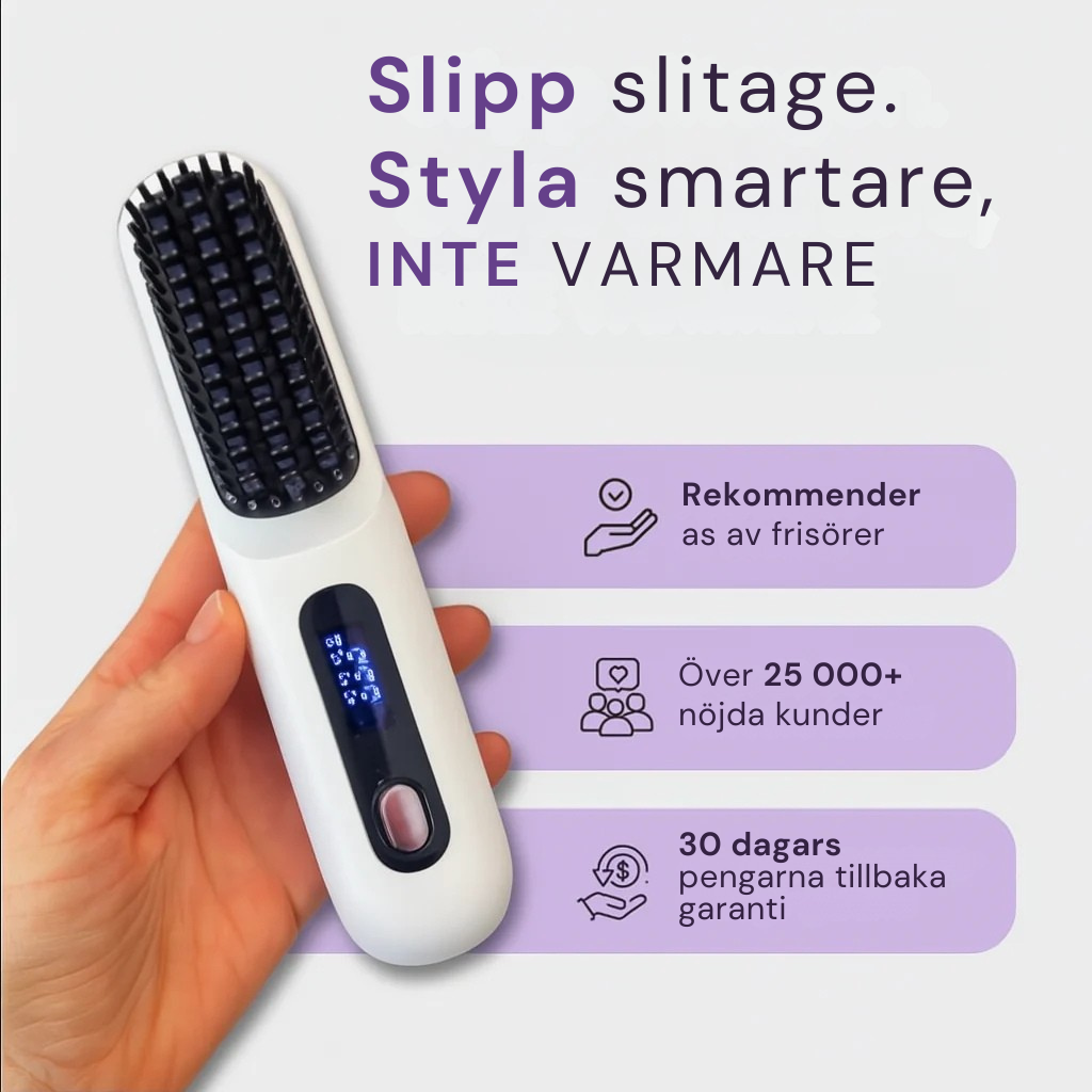 LyckaBrush™ Perfekt hår på 5 minuter