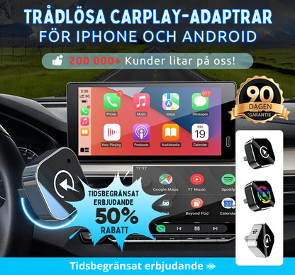 BilSmart™ Trådlös CarPlay & Android Auto Adapter