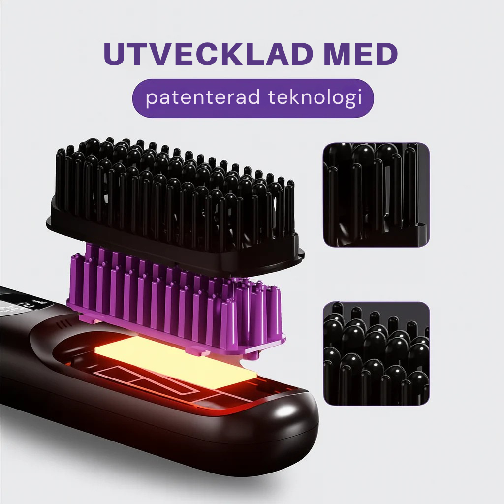 LyckaBrush™ Perfekt hår på 5 minuter