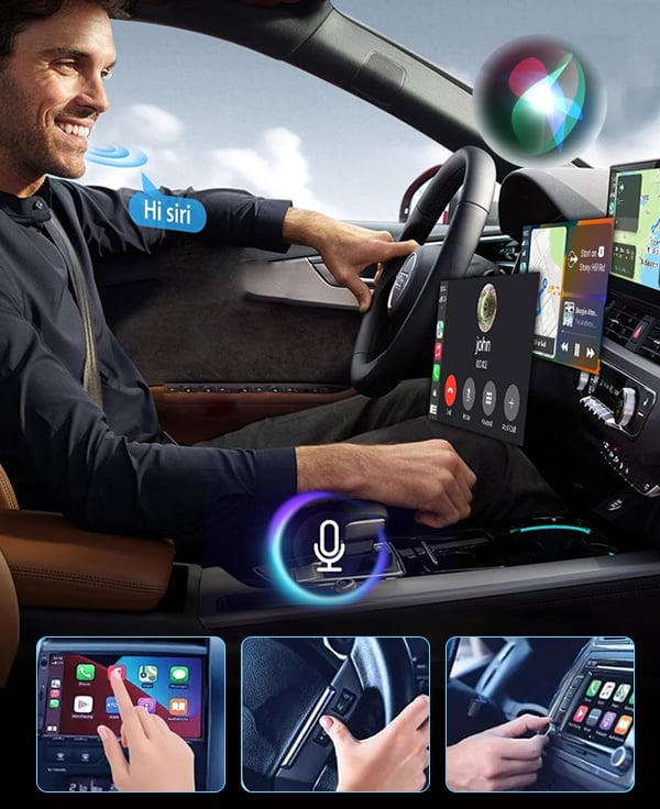 BilSmart™ Trådlös CarPlay & Android Auto Adapter